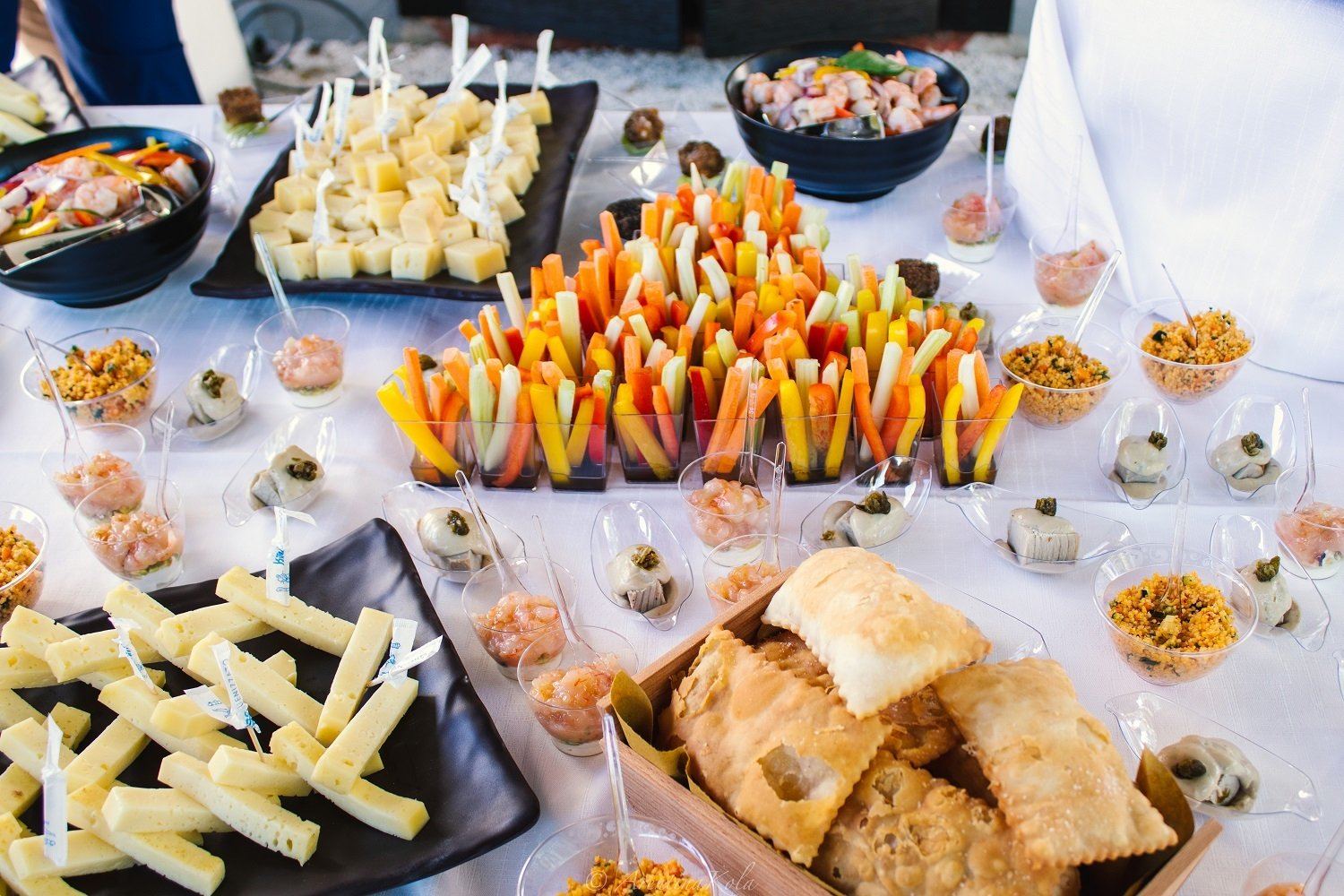 Il buffet dell'apericena