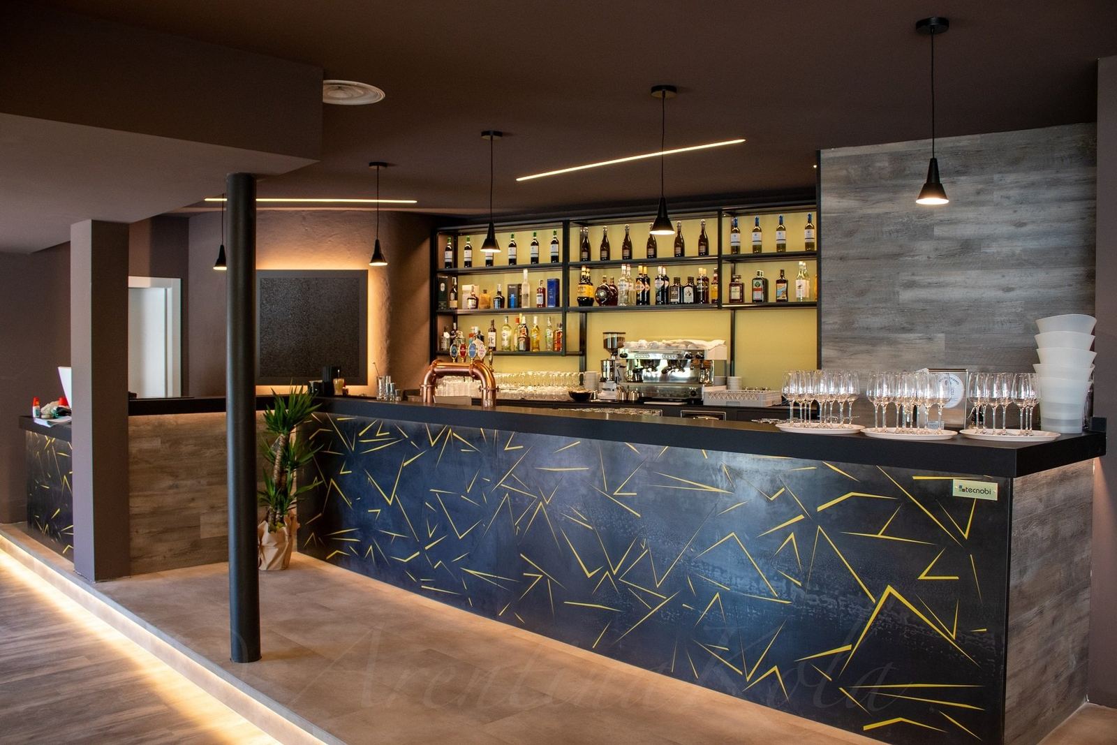 Il bancone del bar